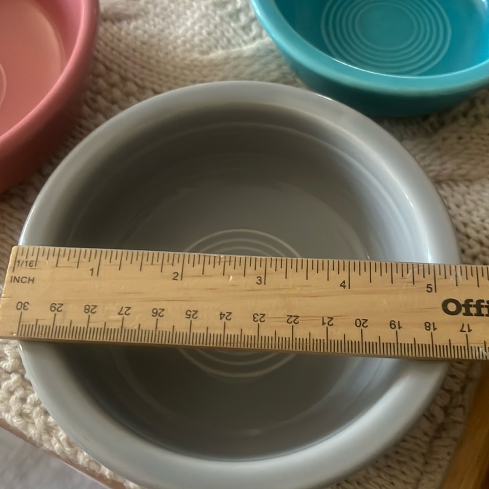 Rare Fiesta Ware Vintage Mini Bowl Trio - Picture 12 of 16